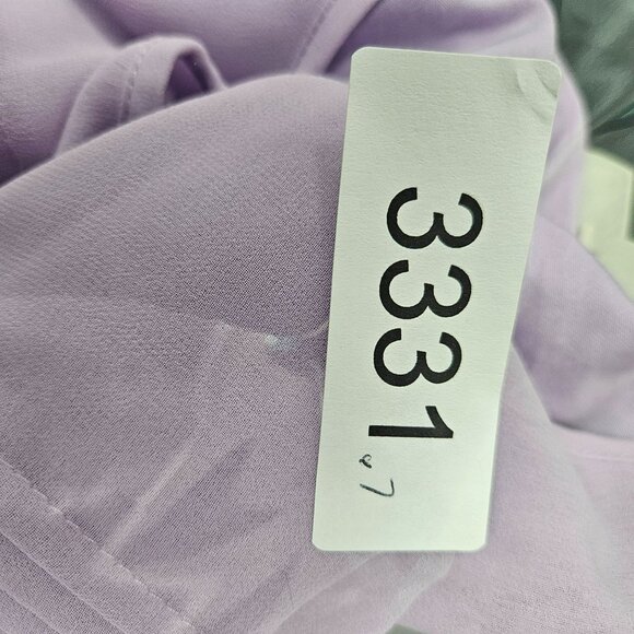 Dana Buchman womens Lavender Long Sleeve Pleated Top Size Large soft cozy casual - Picture 5 of 5